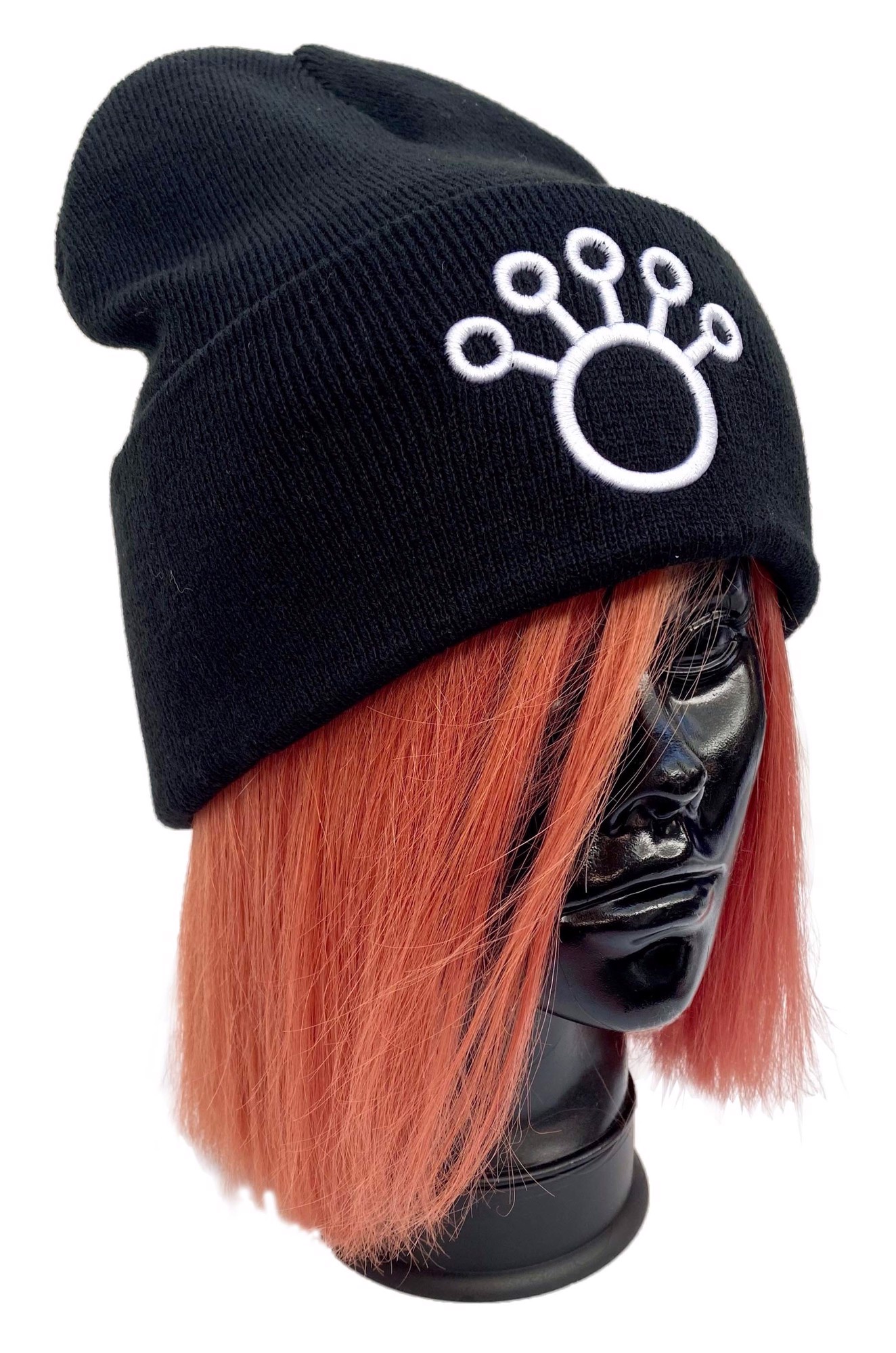 Keune Beanie black crown white