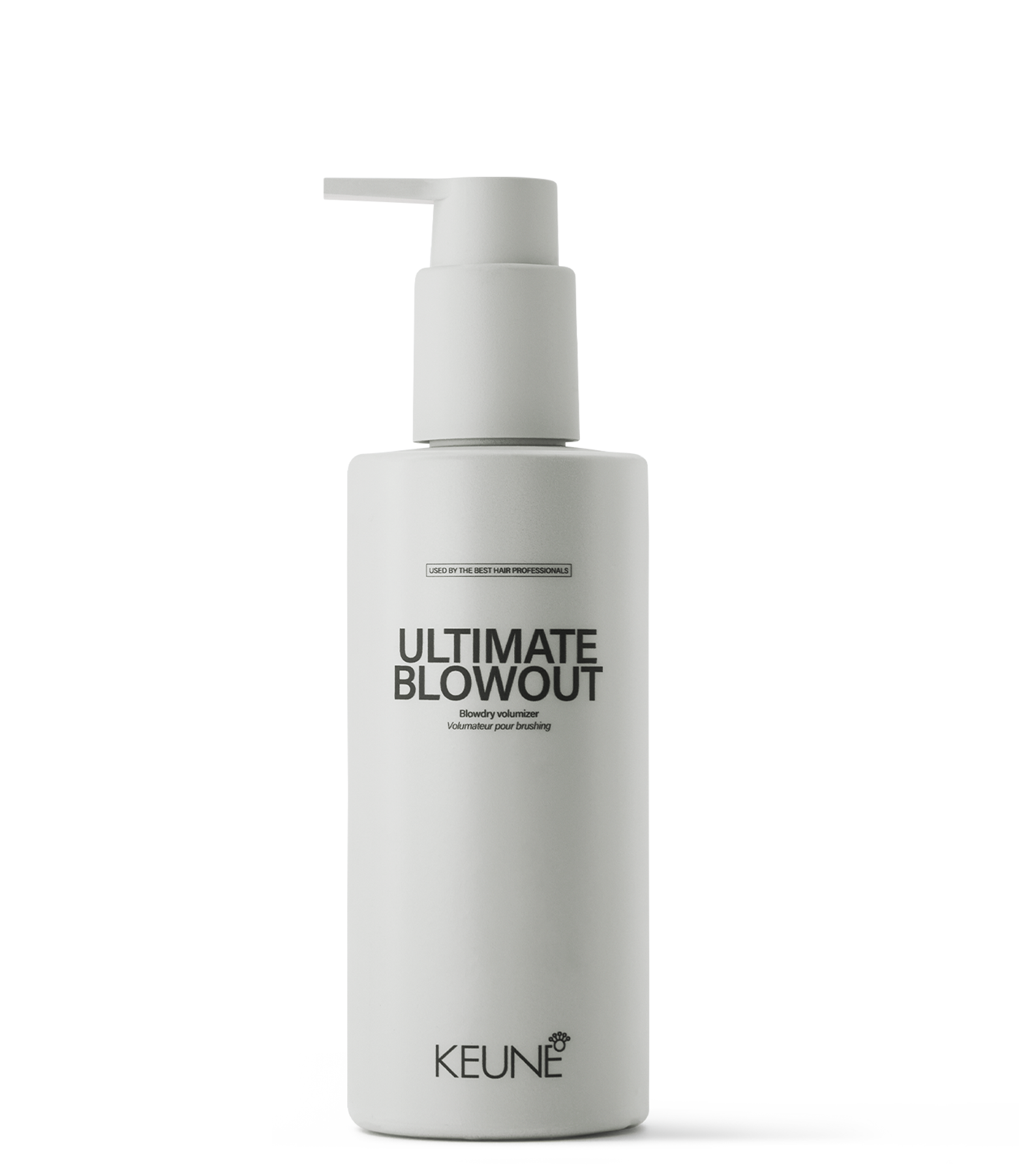 Keune Ultimate Blowout Blow-dry Volumizer : lotion pour un volume et une brillance éclatante, protection thermique jusqu'à 230°C.